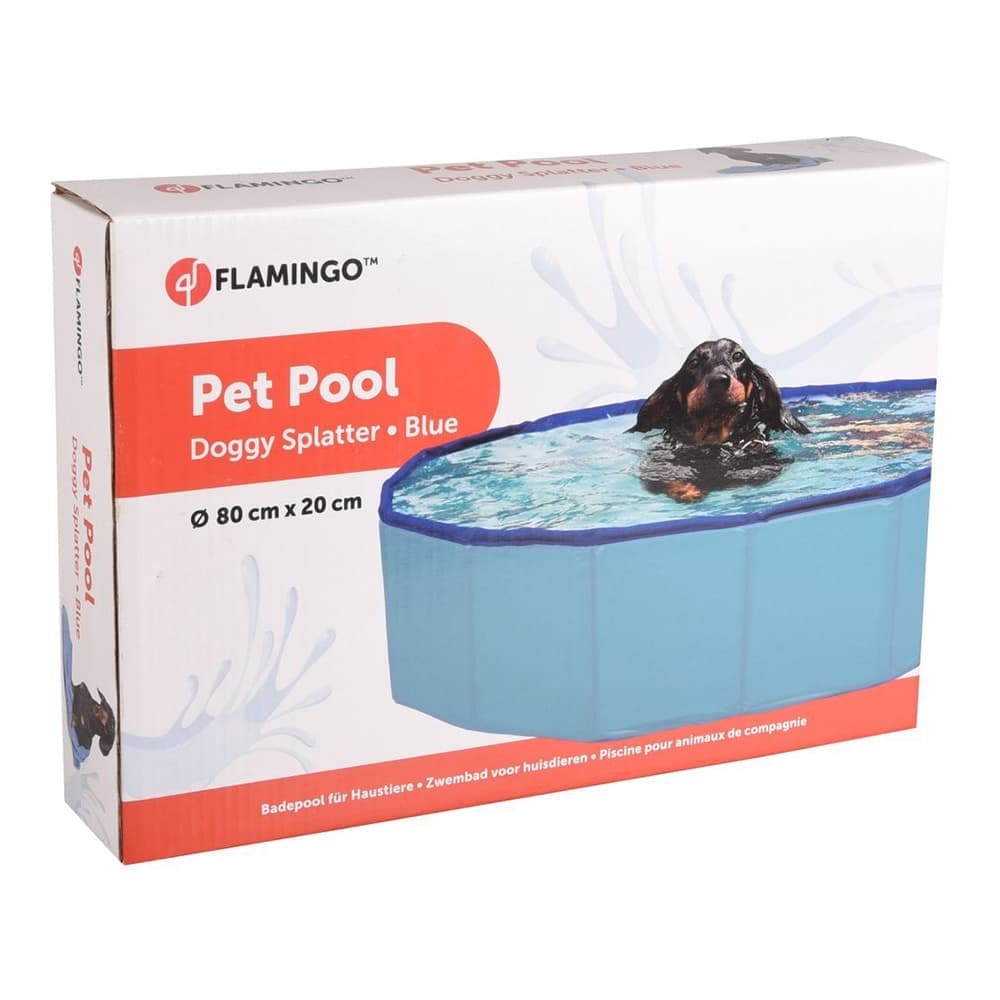FLAMINGO SWIMMING POOL peldbaseins suņiem S 80x20 cm